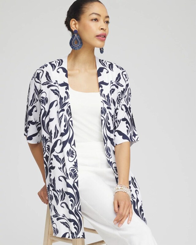 Summer Romance Swirl Midi Cardigan - image 2